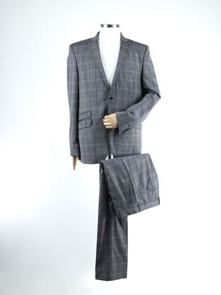 Men BENVENUTO Suit Gray Wool 42