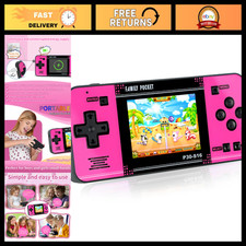 Portable Handheld Game Console - 220 Retro Games, Rechargeable, 3.0" LCD Screen,
