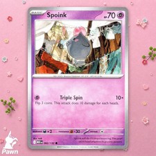 Spoink 62/132 Mega Evoluzione Pokemon TCG Card Psichica Singola Trading Card