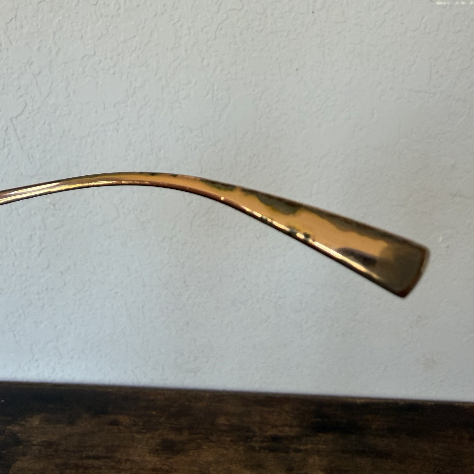 VTG Versace 3262 B  5215 Clear Rose Gold Eyeglasses Frames Only 54 16 140 READ thumbnail 8