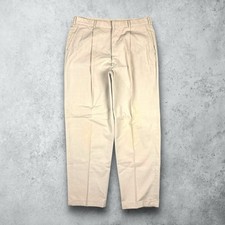 Vintage 50s US Military Chino Pants Sanforized Tan Men's Size 33x29 Workwear