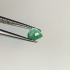 0.40 Ct Natural Zambian Green Emerald Fine Luster Pear Cut - G- 157 — photo 3