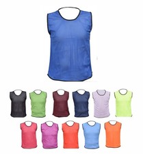 FOOTBALL TRAINING BIBS TOP QUALITY FOOTBALL RUGBY HOCKEY CRICKET PACK OF 10