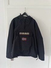 NAPAPIJRI Herren Jacke L Schwarz Windbreaker Regenjacke Windjacke Anorak 