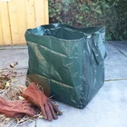 2x Heavy Duty Garden Waste Bag – Strong Reusable Refuse Sack Rubbish Bin – Green