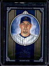 2005 Donruss Diamond Kings Brandon Webb Framed Blue #/100 Diamondbacks