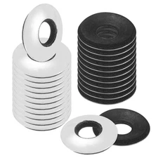 60-Pack Bonded Sealing Rubber Washers, 5/16" x 3/4" OD Neoprene Washer Gasket