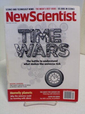 New Scientist November 22-28th, 2008, Time Wars, Wooing Hawking - 091224JENON-54