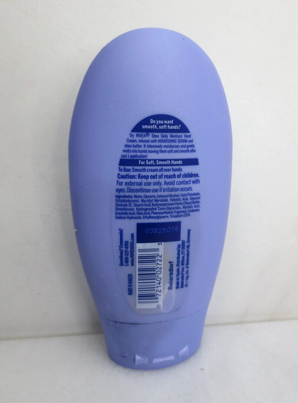 NIVEA HAND CREAM SHEA DAILY MOISTURE SHEA BUTTER ENRICHED 2.6 OZ NWOB LOT OF 8