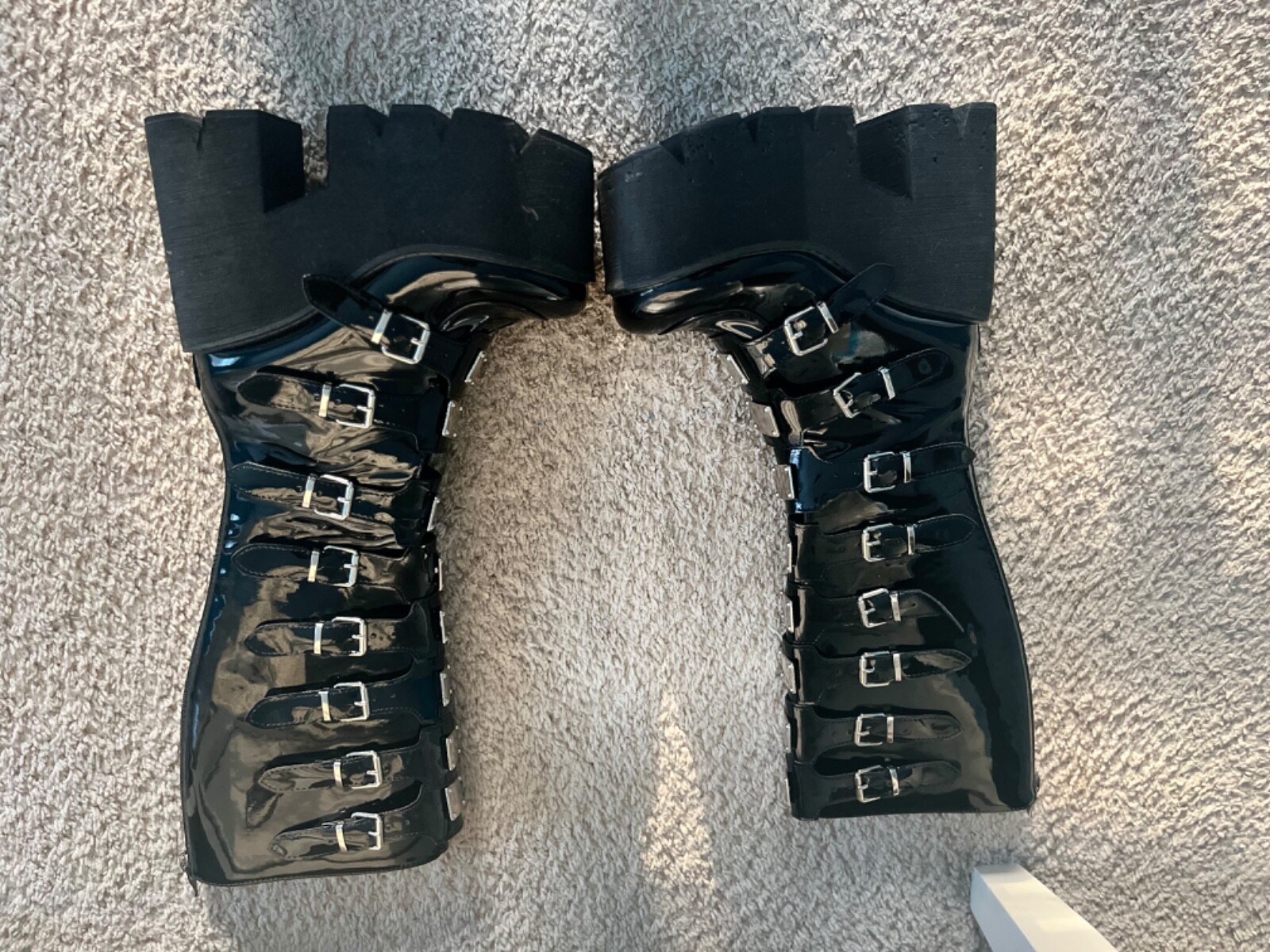 Size 4.5/5 Swing-815 Demonia 318 Multi Strap Goth… - image 8