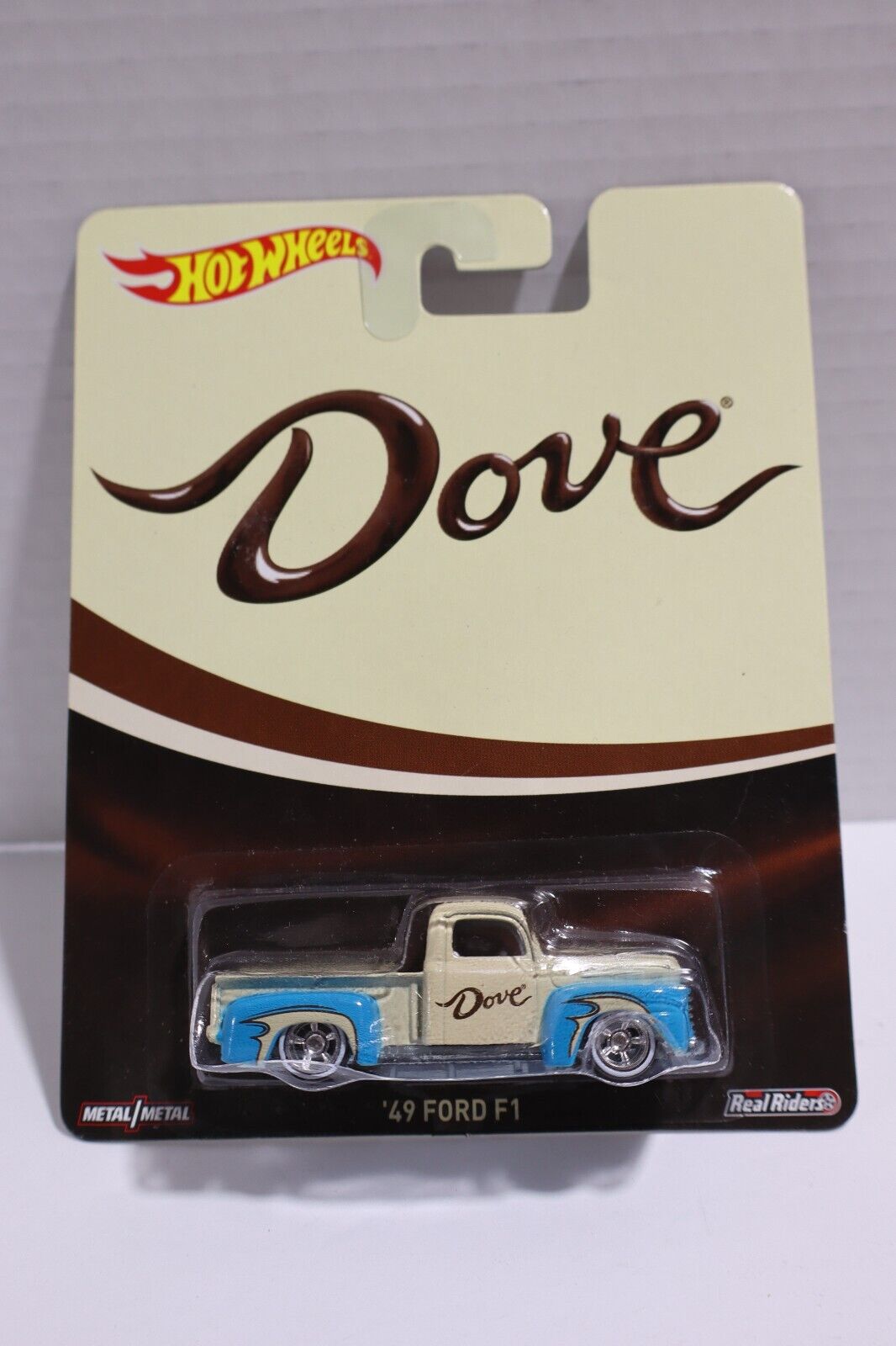 Hot Wheels 49 Ford F1 Truck Dove Mars Candy 2015 Pop Culture Real Riders Rare
