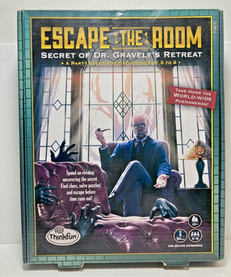 ESCAPE THE ROOM: Secret of Dr. Gravely's Retreat von Thinkfun - Spiel - Neu