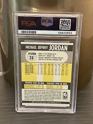 1990 Fleer Michael Jordan #26 PSA 9 | eBay 1990 Fleer Michael Jordan #26 PSA 9 | eBay