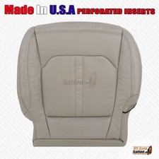 2018 To 2021 Ford Expedition Limited Driver Bottom Perforated Leather Cover Gray