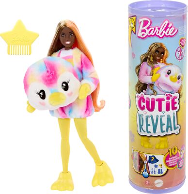 Barbie Cutie Reveal Color Dream Series Multicolor Doll with 10 Surprises
