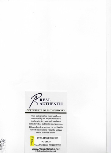 MICHAEL J. Cravatte famiglia FOX firmate RITORNO AL FUTURO come Mary McFly 8x12 COA - Foto 5 di 7