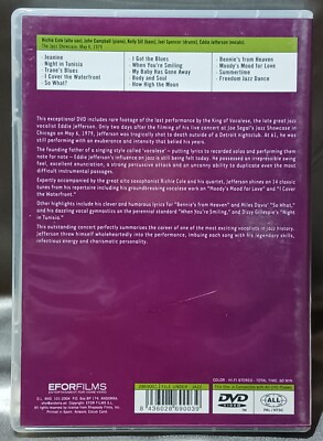 Eddie Jefferson In Concert- Featuring Richie Cole DVD Pre-owned