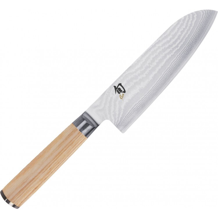 Shun Classic White Santoku Knife 18cm Blonde DM0702W | eBay UK