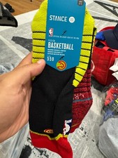 Stance NBA Atlanta Hawks Socks Men's Size Large 9-12
