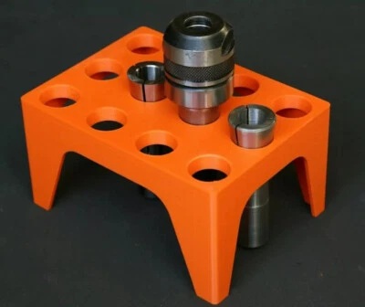 LINN R8 Collet and Tooling Rack Storage Holder Organiser Case - Workshop organisation