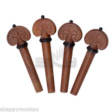 New High Quality Jujubewood Violin Tuning Pegs 4/4 Size Fiddle Violin Parts  5 