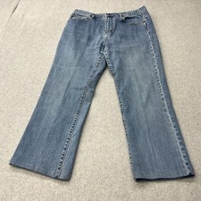 Lauren Jeans Co. Ralph Lauren Jeans Womens 12 High Rise Cropped Light Wash READ