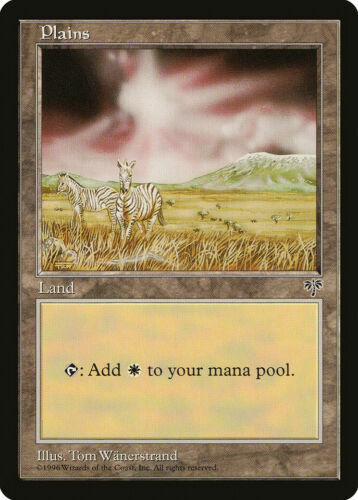 Plains (C) Mirage Light Play LP MTG Magic the Gathering DNA GAMES