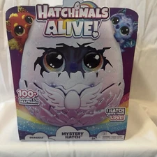 HATCHIMALS ALIVE , MYSTERY HATCH  INTERACTIVE  DRAGGLE  ( BABY DRAGONS) NEW