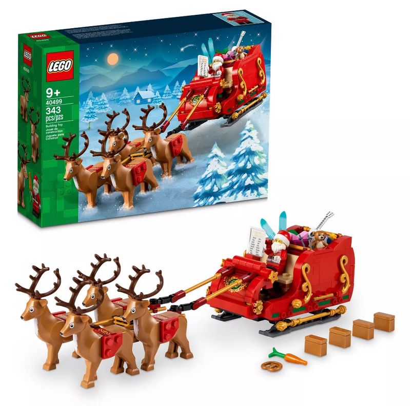 LEGO 40499 SANTAS SLEIGH CHRISTMAS SET RETIRED - NEW AND SEALED! FREE SHIPPING!