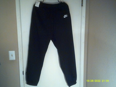 NEW NIKE SPORTSWEAR u0026#034;Smiley Face + Nike X 3 Fleece Pantsu0026#034;  MENu0026#039;S BLACK PANTS XL | eBay