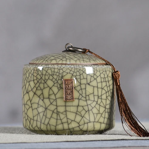 1 Stück 3,86 Zoll Longquan Seladon Versiegelt Kanne Keramik Tee Verpackung Box Reise Tragbar - Bild 38 von 39