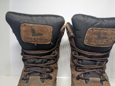 Field & Stream Mens 8 Brown Leather Boots Thinsulate  display picture 3