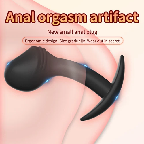 Wearable Anal Plug Silicone Male Prostate Massager Butt Probe Plug S/M/L Dildo - Picture 12 of 25