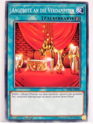 Yugioh - 2x #023 Angebote an die Verdammten - SDPL - Powercode Link Structure De