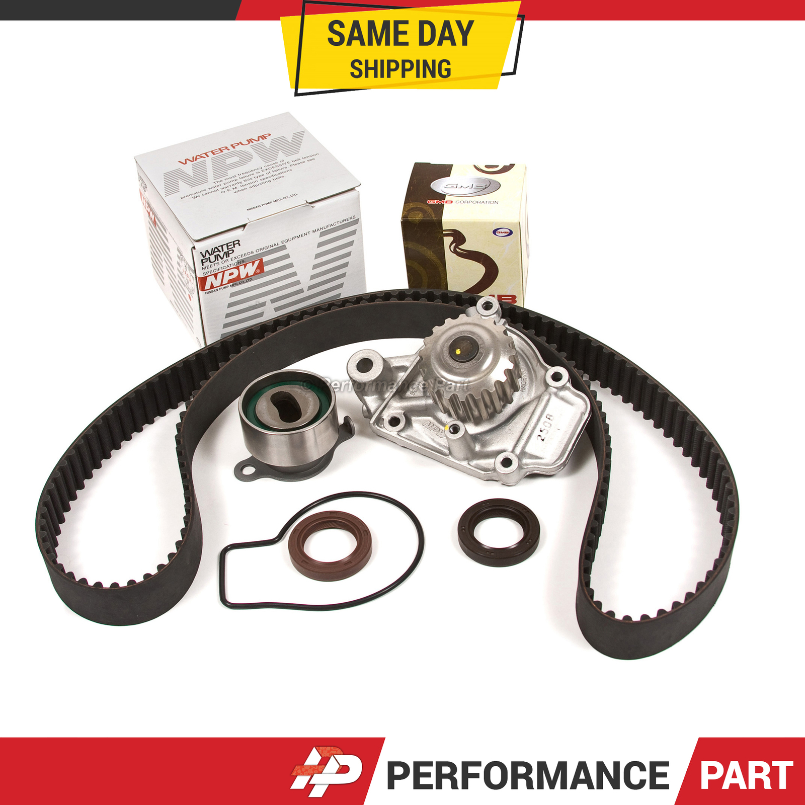 Timing Belt Kit NPW Water Pump Fit 8895 Honda Civic Del Sol CRX 1.5L