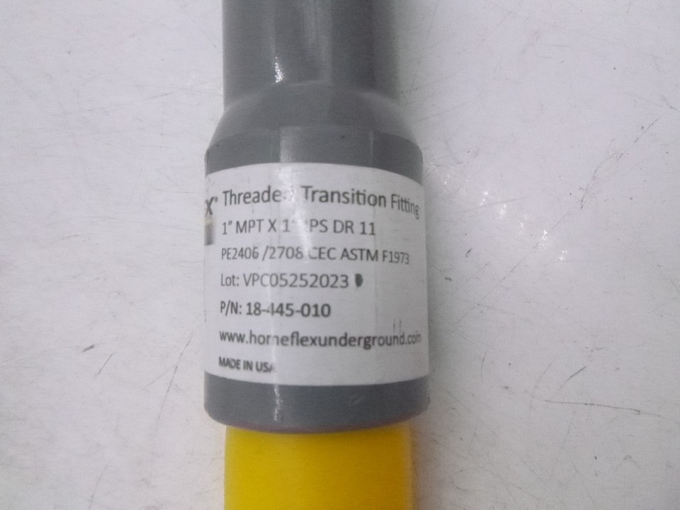 Home-Flex Underground Threaded Transition Fitting 1