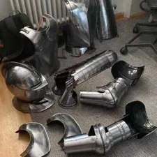 Gothic Half Armor Suit, Medieval Knight Sca Larp Warrior Steel Cuirass Armor