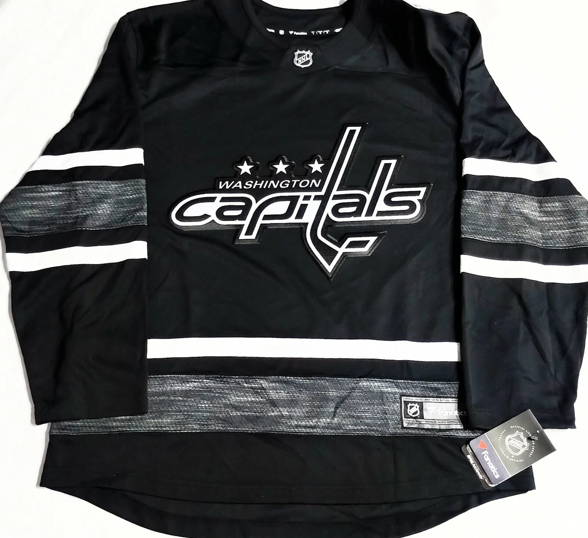 Men's adidas Black Washington Capitals 2019 NHL All-Star Game Parley  Authentic Jersey