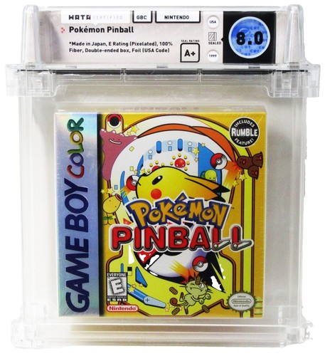 Pokémon Pinball (Game Boy Color, 1999) Authentic No Battery Cover