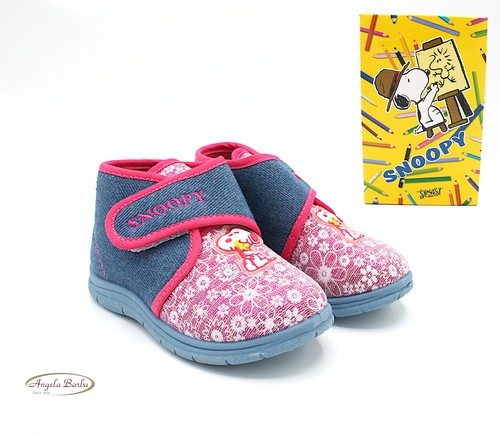 Pantofole a scarpa da bambina per casa scarpe chiuse invernali ciabatte  Snoopy | eBay