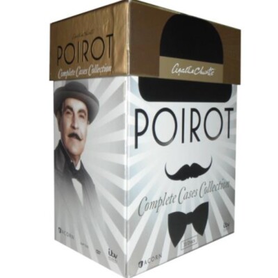 Agatha Christie's Poirot Complete Cases Collection (DVD, 33-Disc ) free shipping