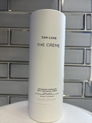 TAN-LUXE THE CREME Advanced Hydration Self-Tan Tanning Facial Cream 2.19 OZ