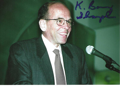 Barry Sharpless Chemie-Nobelpreis 2001+2022!!!!!!!!!! Foto mit Originalautogramm