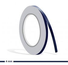 Matt stahlblau marine Zierstreifen Aufkleber Breite 4mm Länge 10m für Auto Boot 