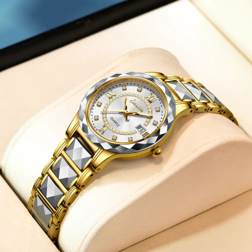 Damenuhren Mode Quadratisch Quarzuhr Armband Set Zifferblatt Einfach Damenuhren - Bild 1 von 21