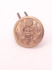 Vintage World War 2 Hat Pin Military Eagle Seal Badge Cadmium No Rust 1/2" WW11
