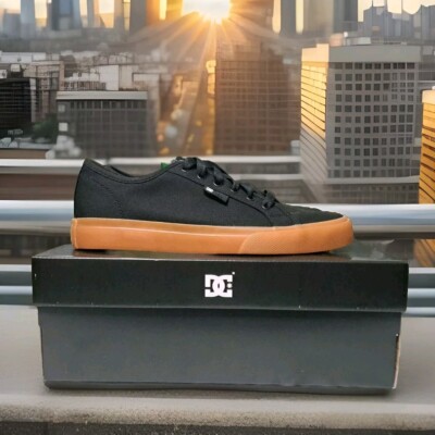 DC Shoes Manual Black/Gum Mens Size 11 - Women's Size 12.5 NEW IN BOX