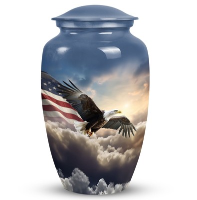 Eagle Memorial Keepsake Cremation Urn: Honourable Rest Space