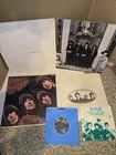 4 Vintage Beatles Vinyl Record Albums,45s,White Album,Hey Jude,Helter Skelter