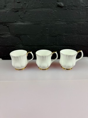Royal Albert Val D'or Tassen Tee/Kaffee 3,25'' hoch 3er Set